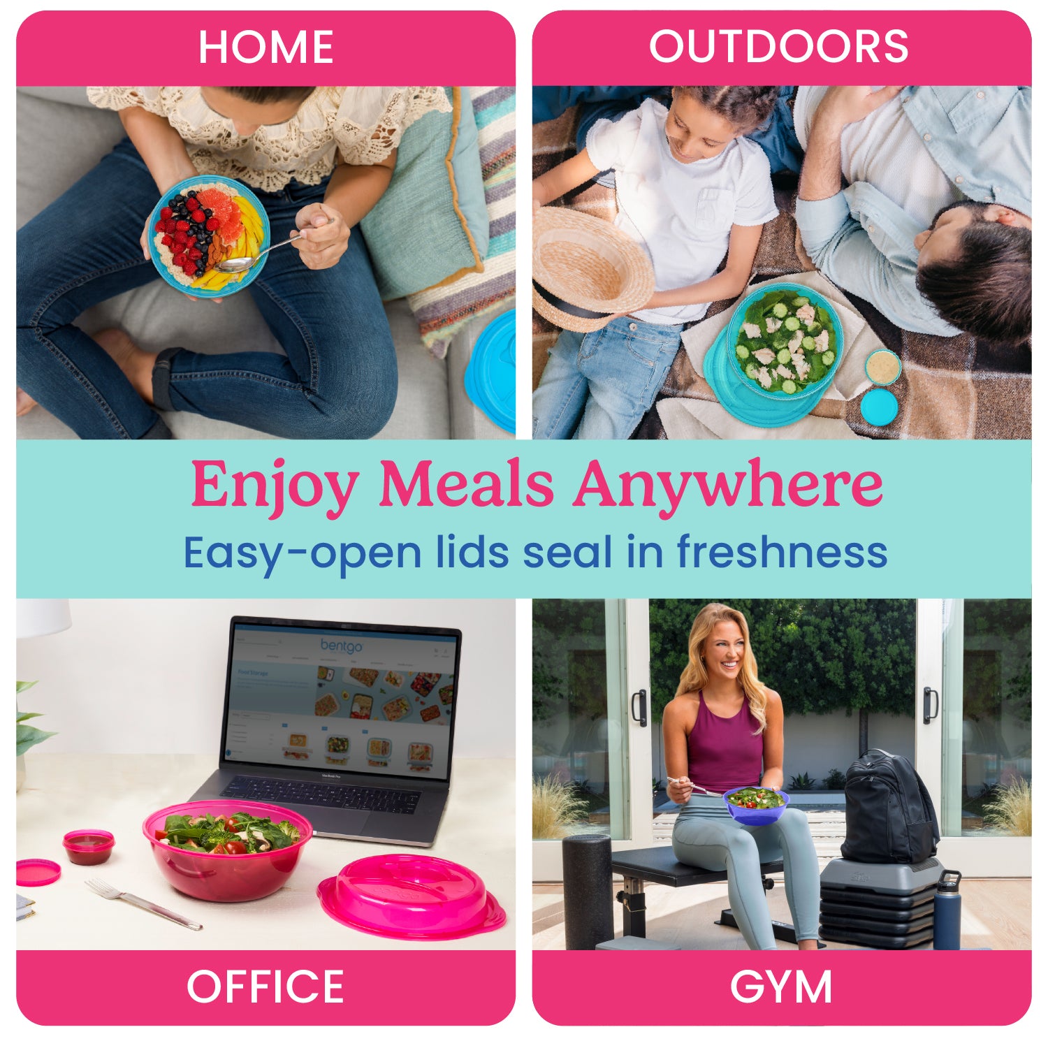 Bentgo Easyboxes Salad-to-Go Containers 8-Piece Set - Image 16