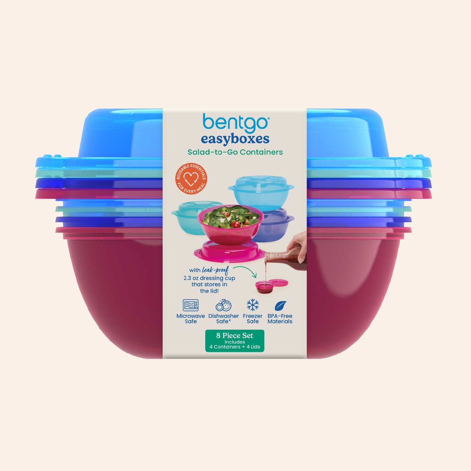 Bentgo Easyboxes Salad-to-Go Containers 8-Piece Set - Image 18