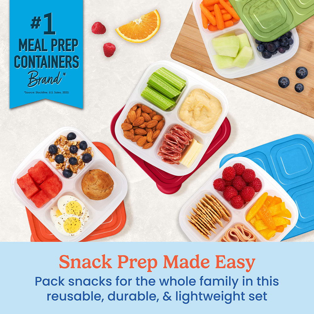 Bentgo Easyboxes 4-Compartment Snack Containers 8-Piece Set - Image 2
