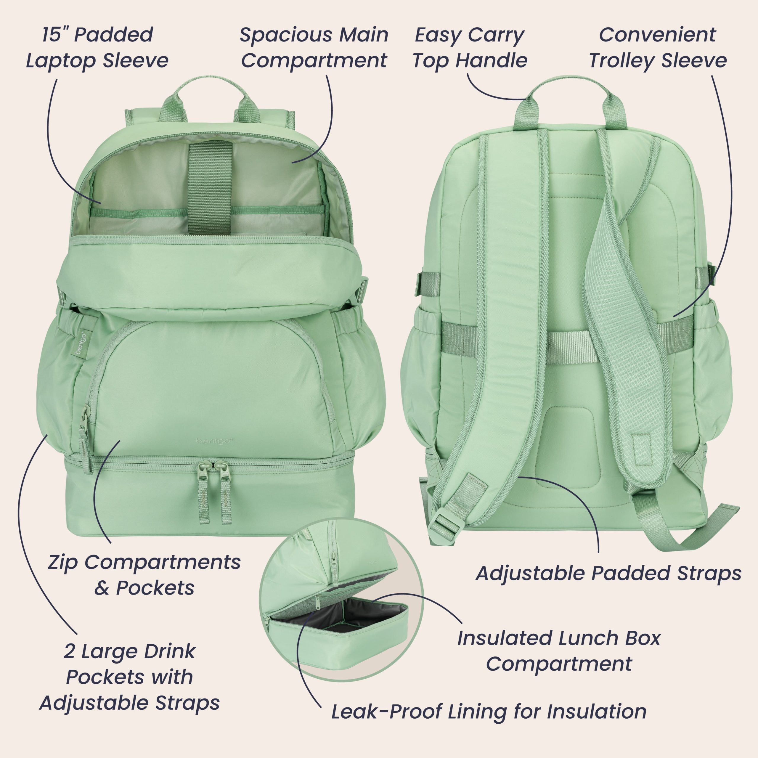 Bentgo 2-in-1 Backpack & Lunch Bag - Image 12