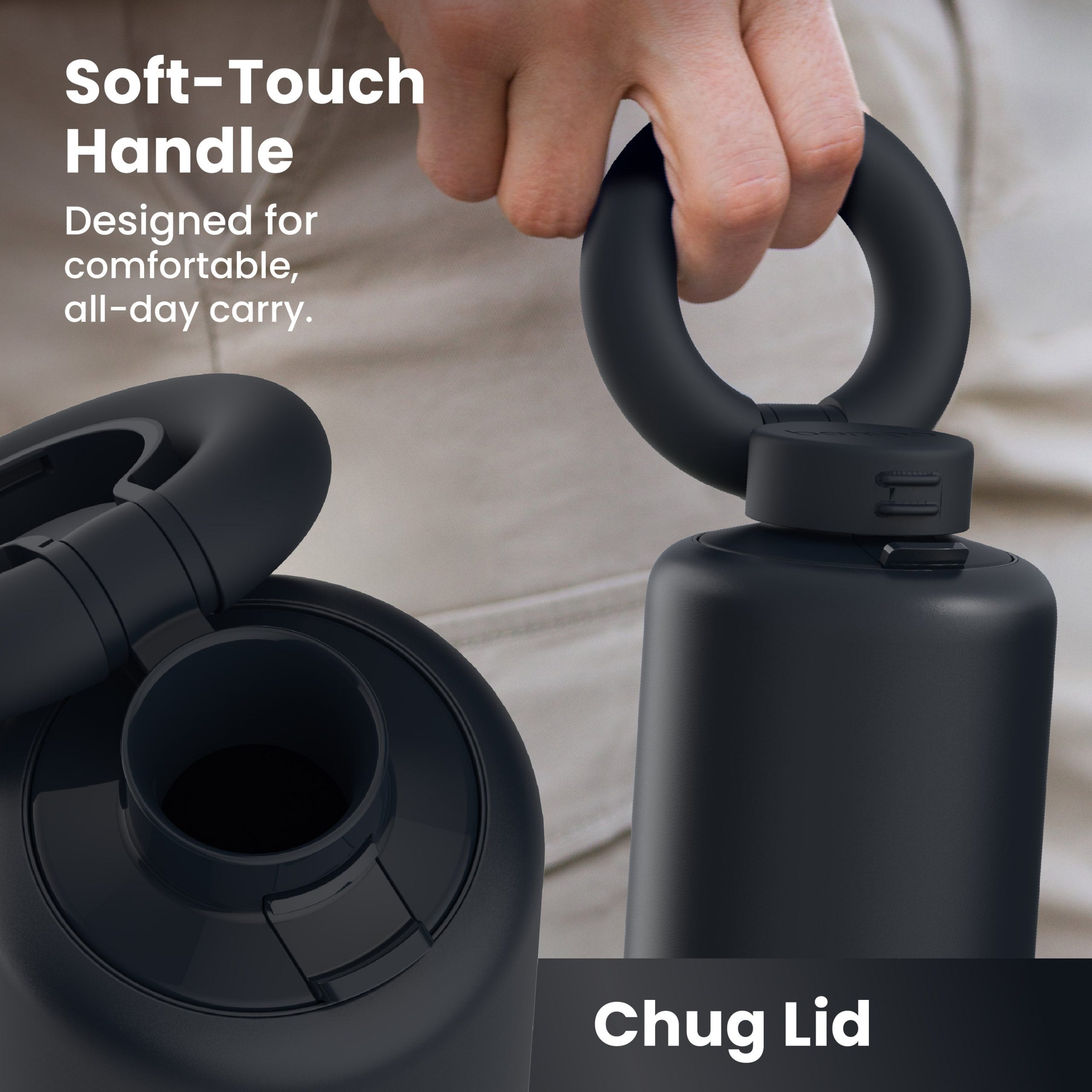 Bentgo Lift™ Chug Lid Water Bottle (40 fl oz) - Image 2