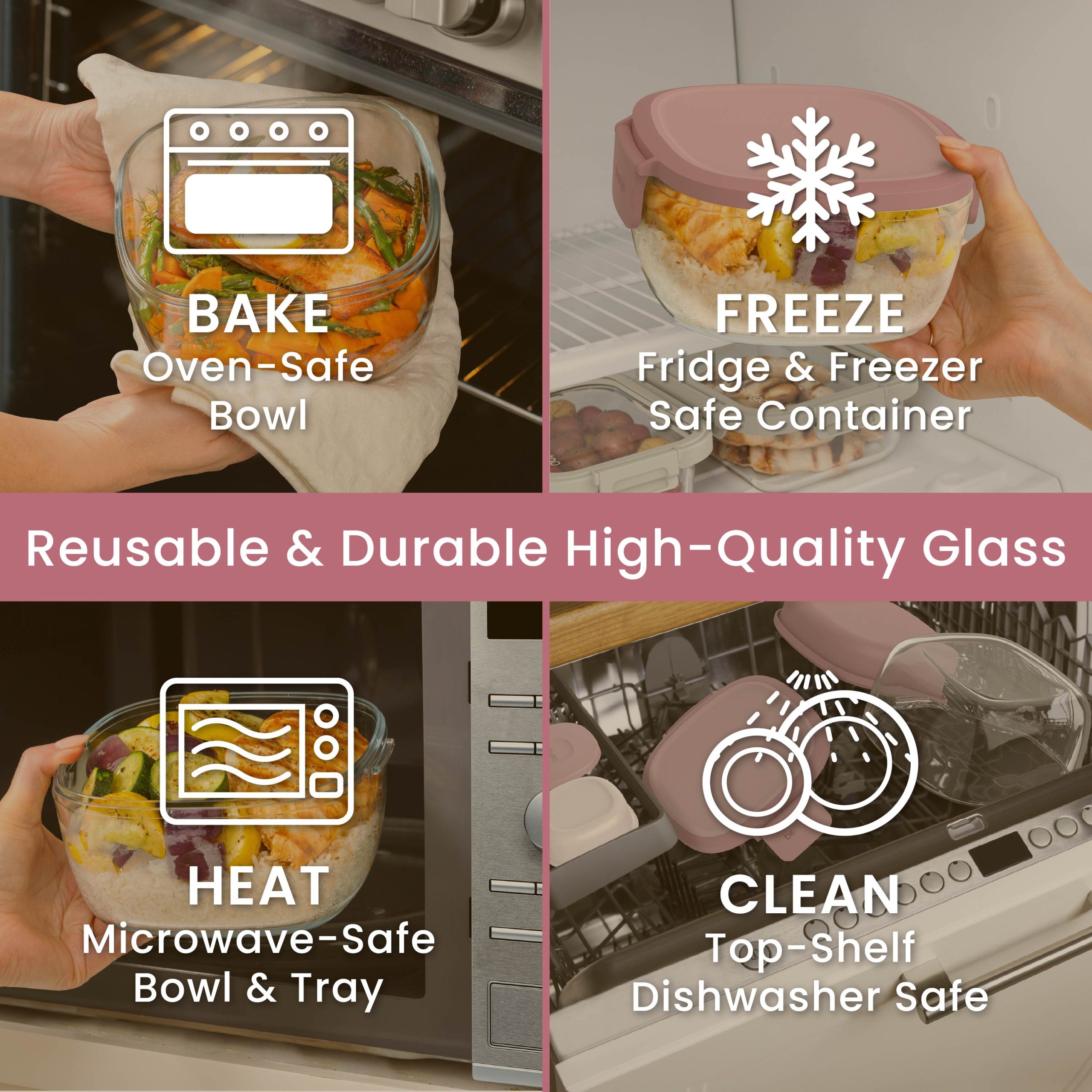 Bentgo Glass Salad Container - Image 4
