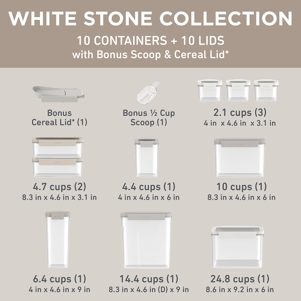 Bentgo Pantry Airtight Food Storage Containers (22-pcs) - Image 15