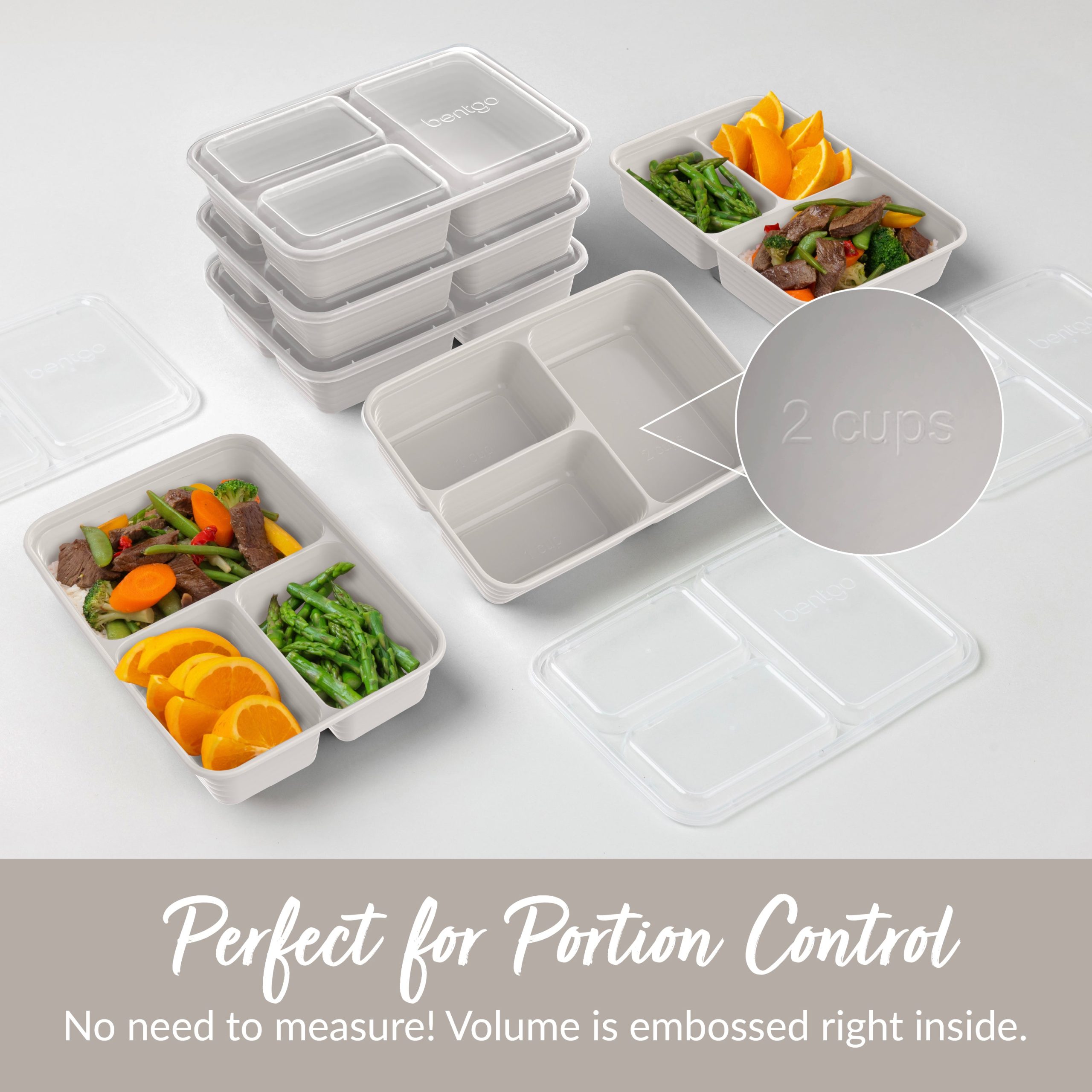 Bentgo Prep 3-Compartment Meal Prep Containers (20-Piece) - Image 30